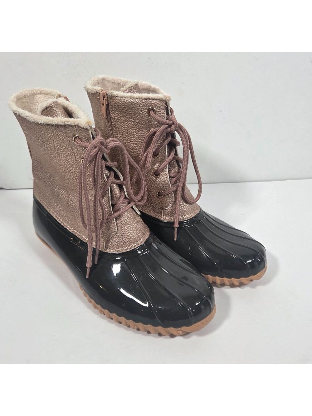 Sporto Women's Size 8 Brown Thermolite Waterproof Duck Boots